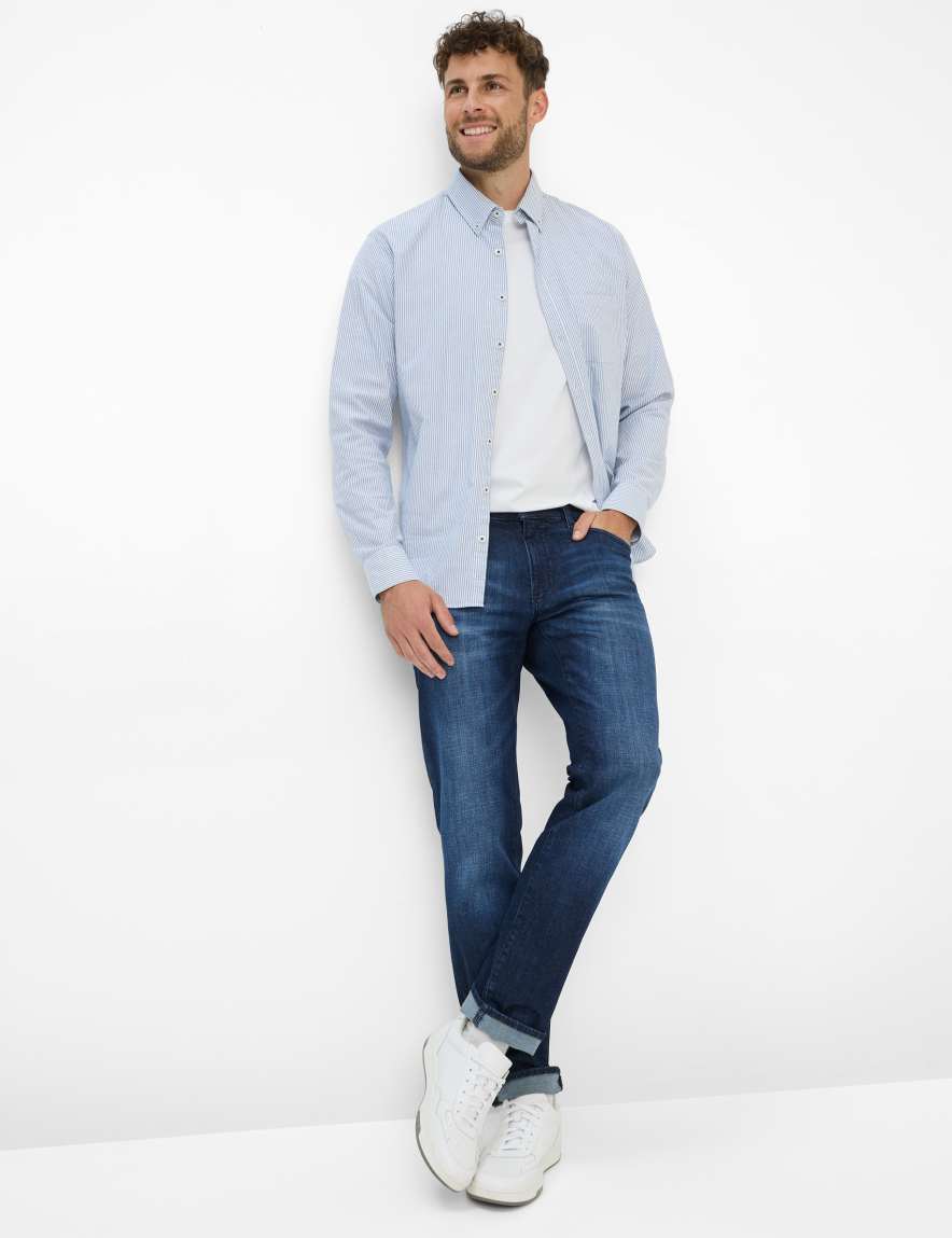 Eurex By Brax Men's Fashion Jeans Style CHUCK Denim Blue Modern Fit