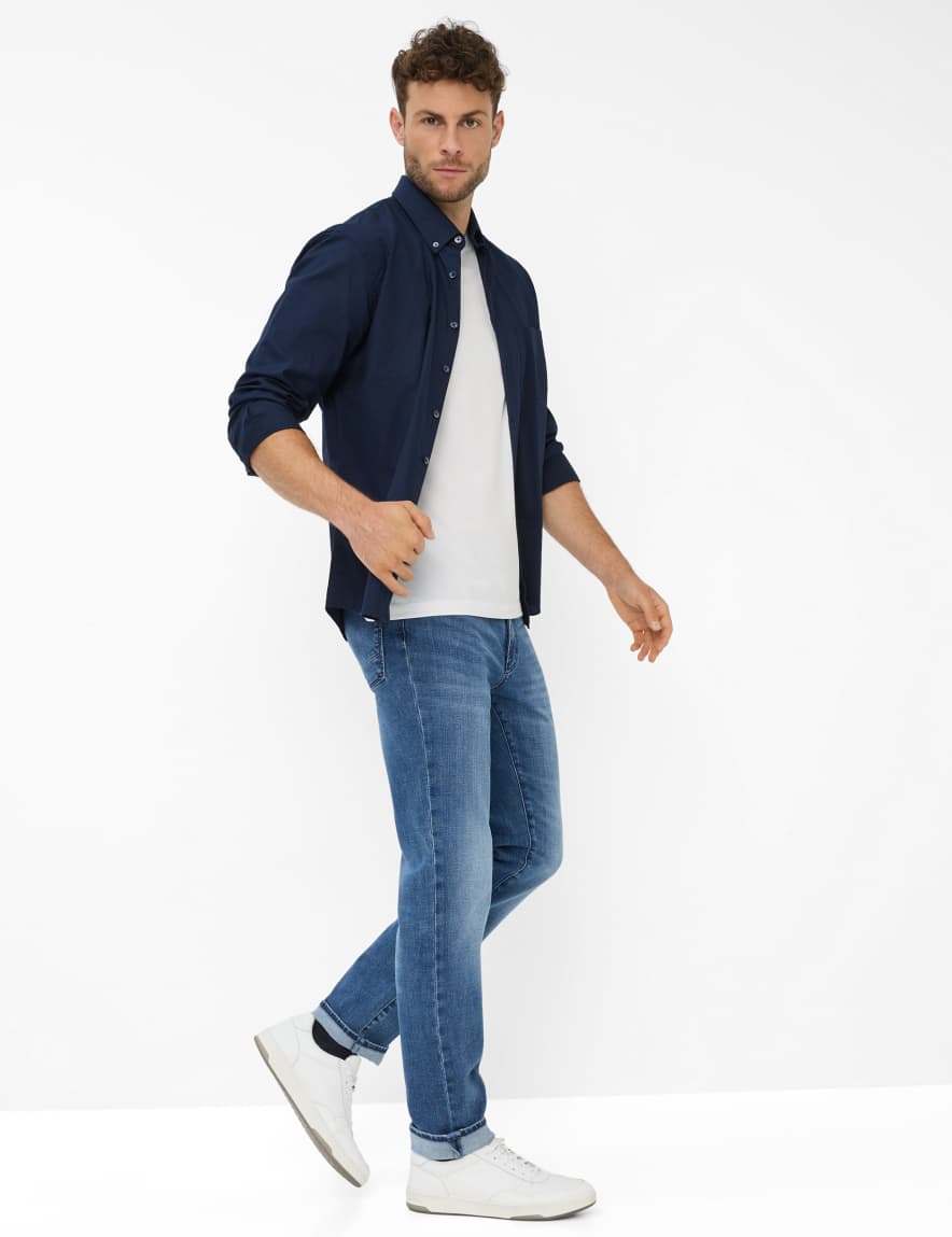 Eurex By Brax Men's Fashion Jeans Style CHUCK Denim Blue Modern Fit