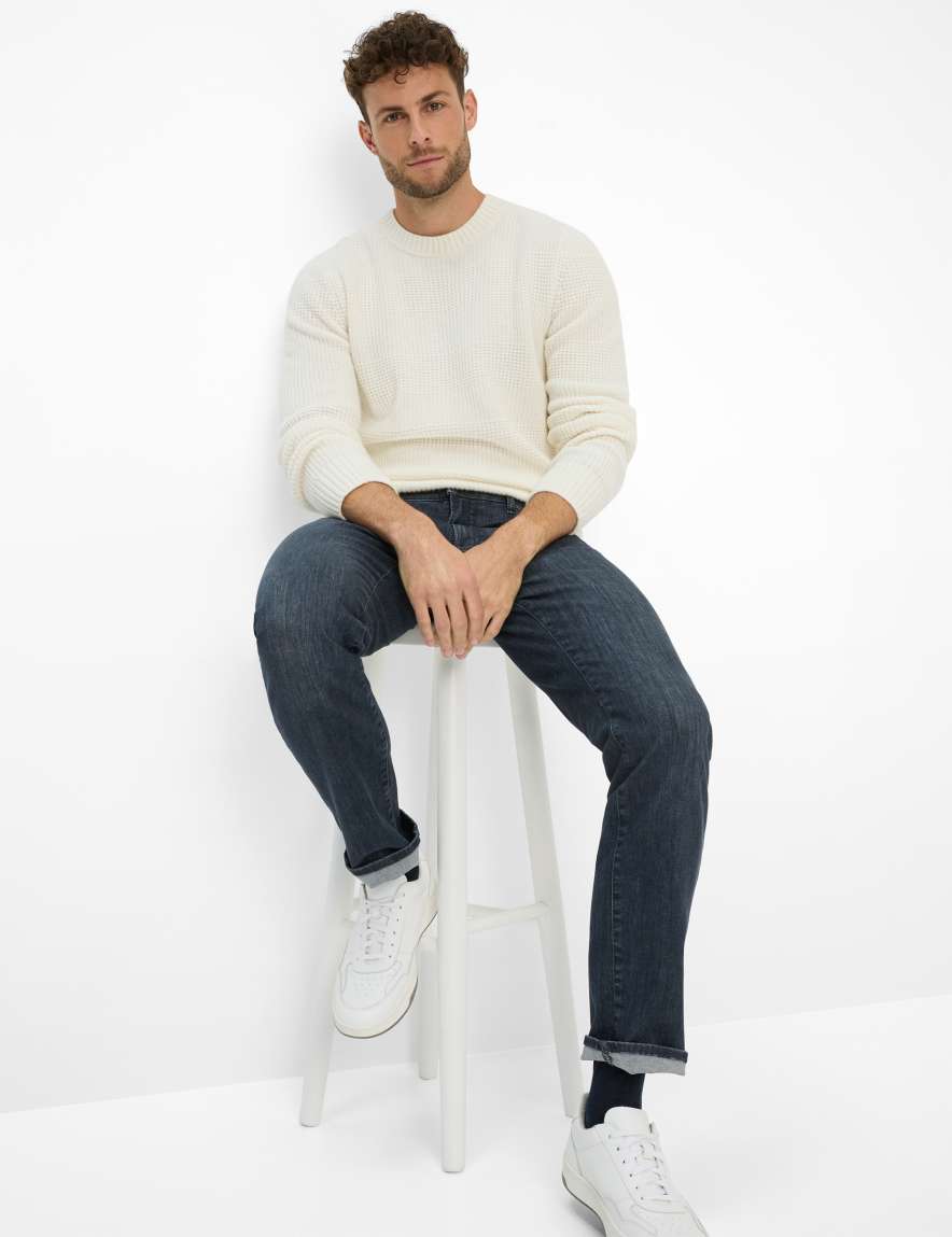 Eurex By Brax Men's Fashion Jeans Style CHUCK Denim Dark Blue Modern Fit