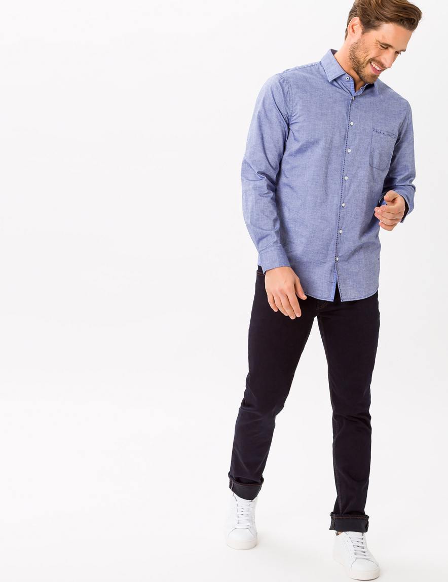 Eurex By Brax Men's Fashion Jeans Style CHUCK Denim Dark Blue Modern Fit