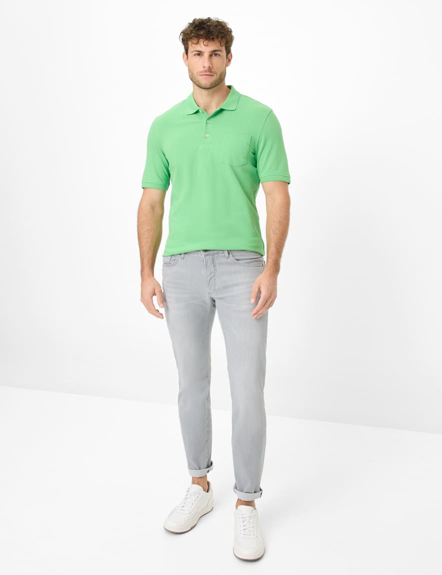 Eurex By Brax Men's Fashion Jeans Style CHUCK Denim Light Gray Modern Fit