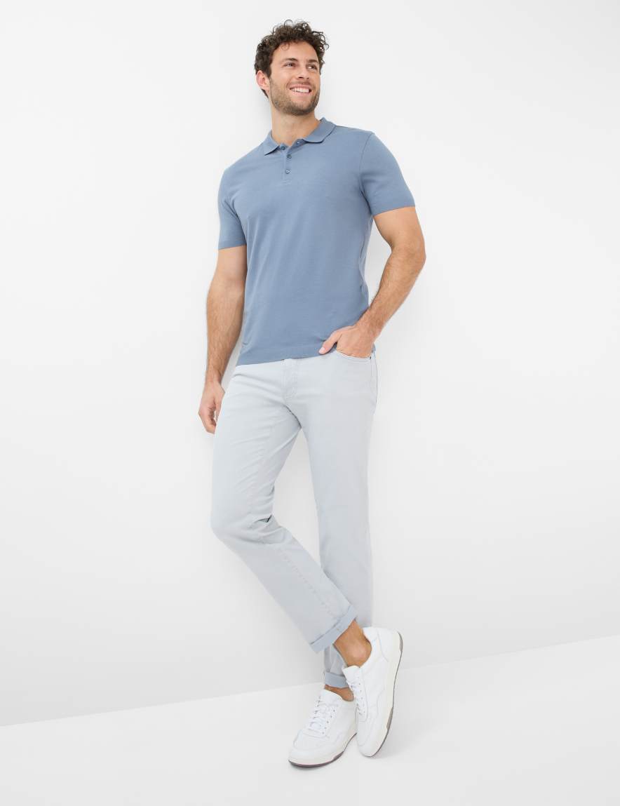 Eurex By Brax Men's Fashion Jeans Style CHUCK Denim Light Gray Modern Fit