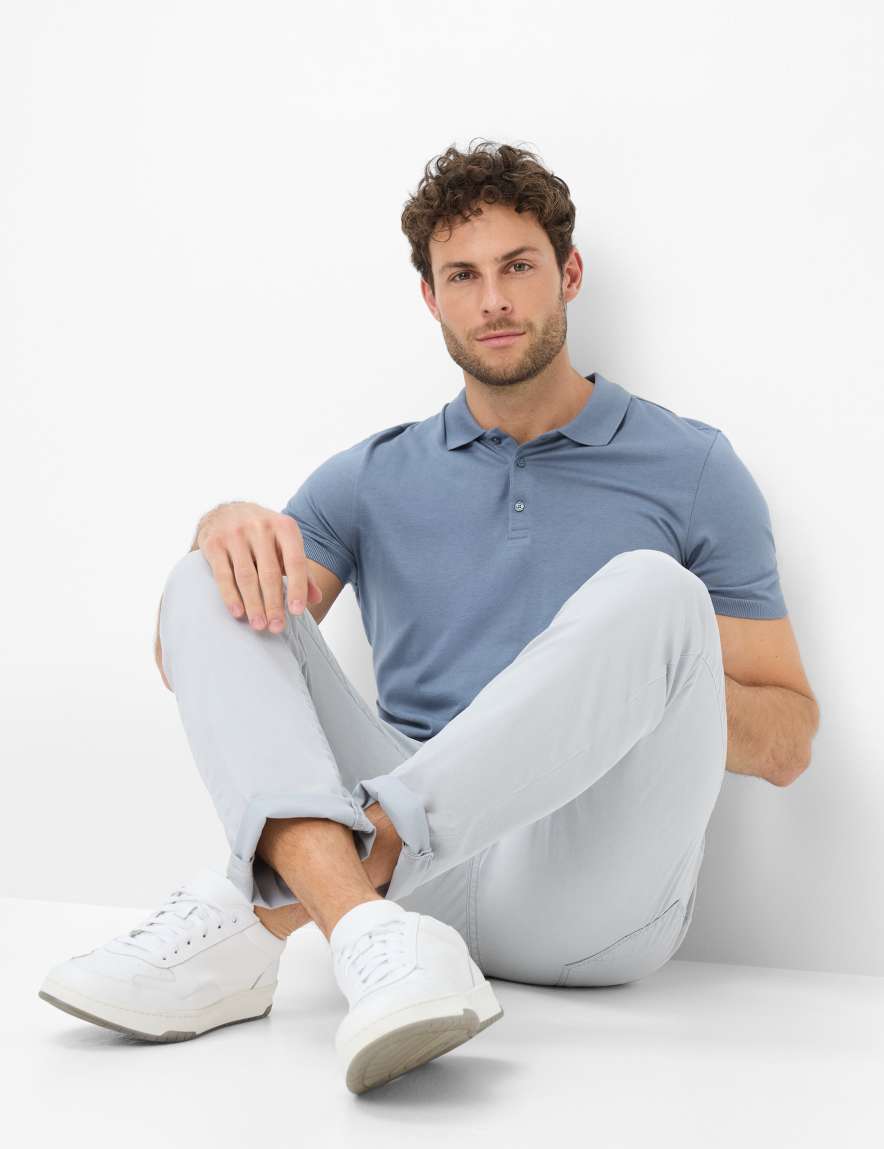 Eurex By Brax Men's Fashion Jeans Style CHUCK Denim Light Gray Modern Fit