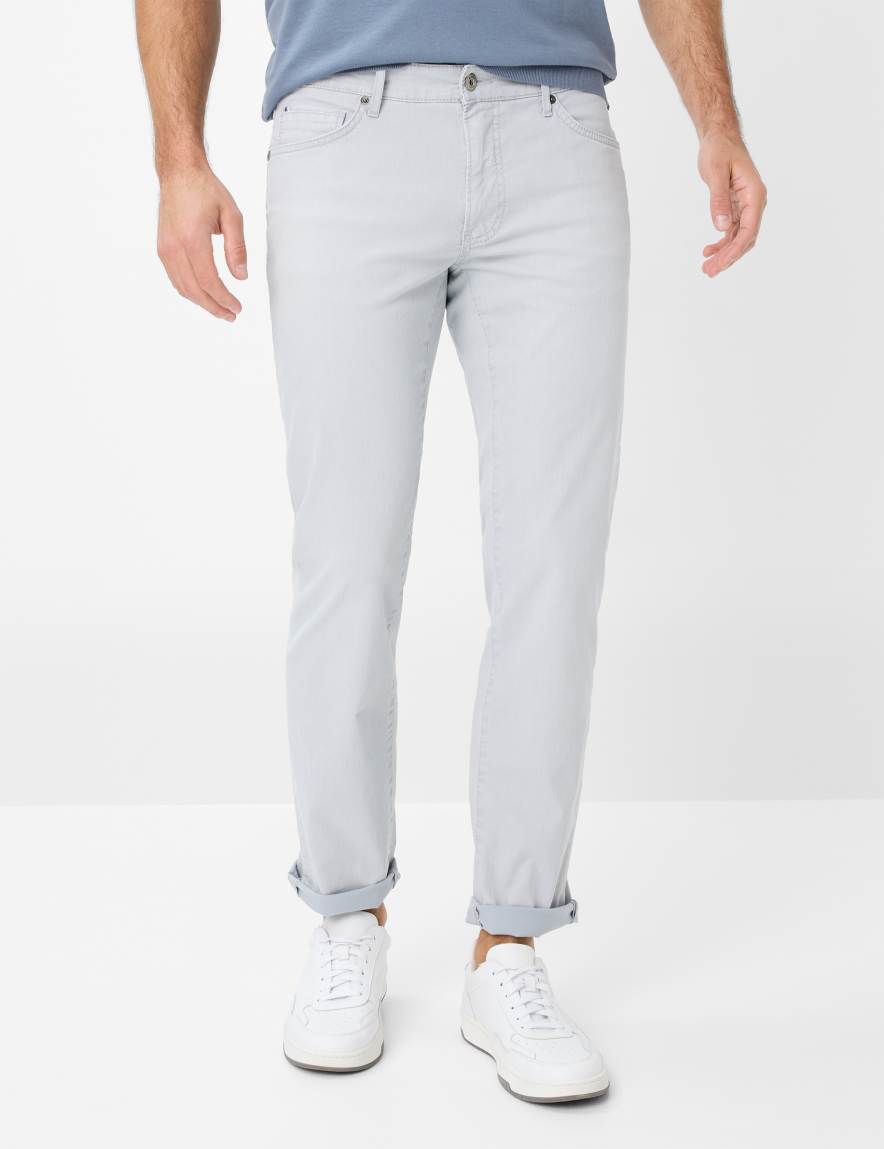 eurex by brax Men's fashion Jeans Style CHUCK Denim Light Gray Modern Fit