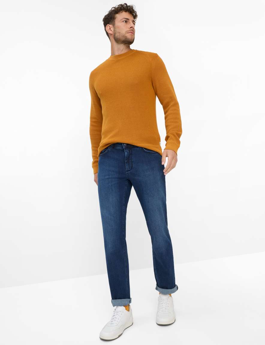 Eurex By Brax Men's Fashion Jeans Style COOPER Denim Blue Regular Fit