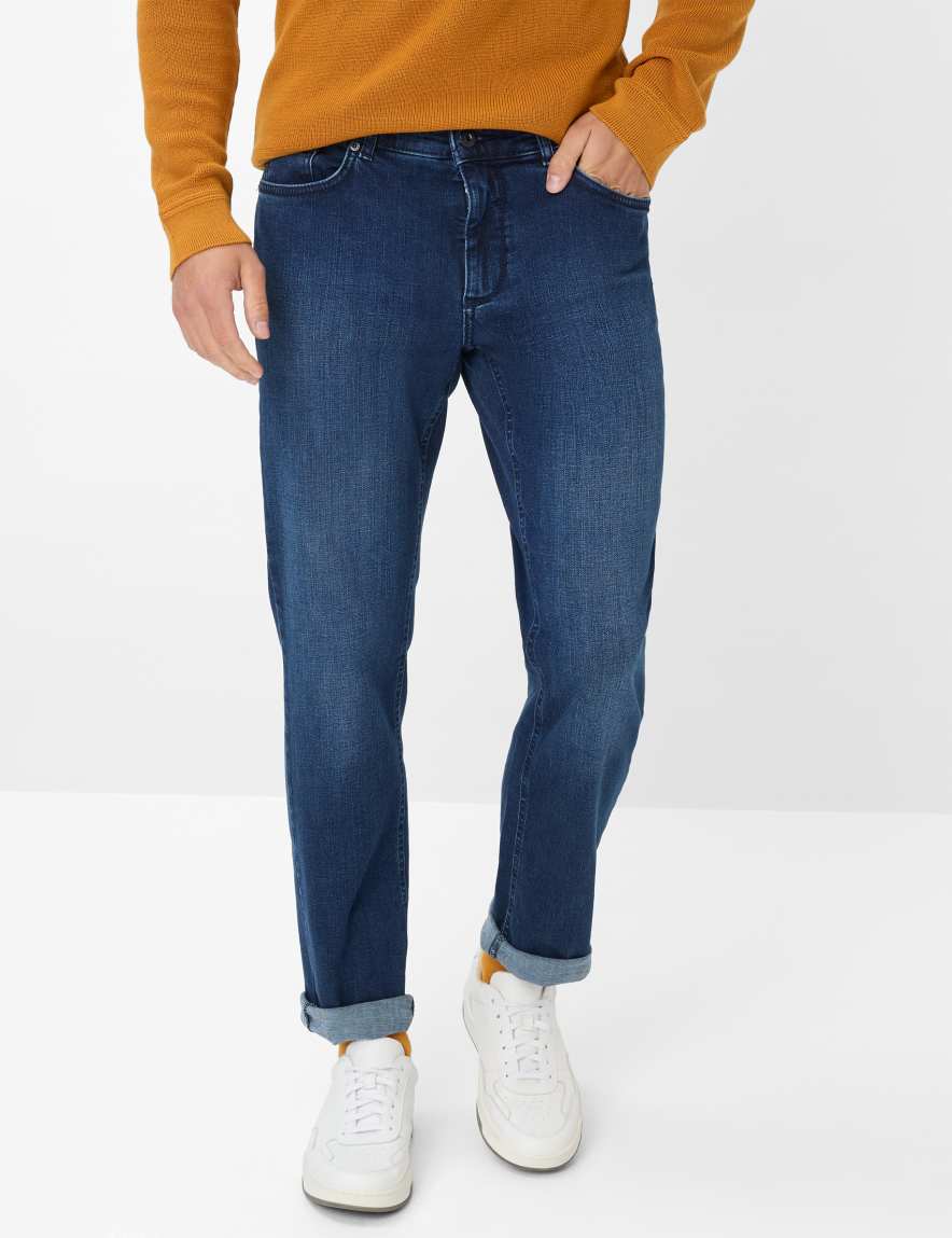 eurex by brax Men's fashion Jeans Style COOPER Denim Blue Regular Fit