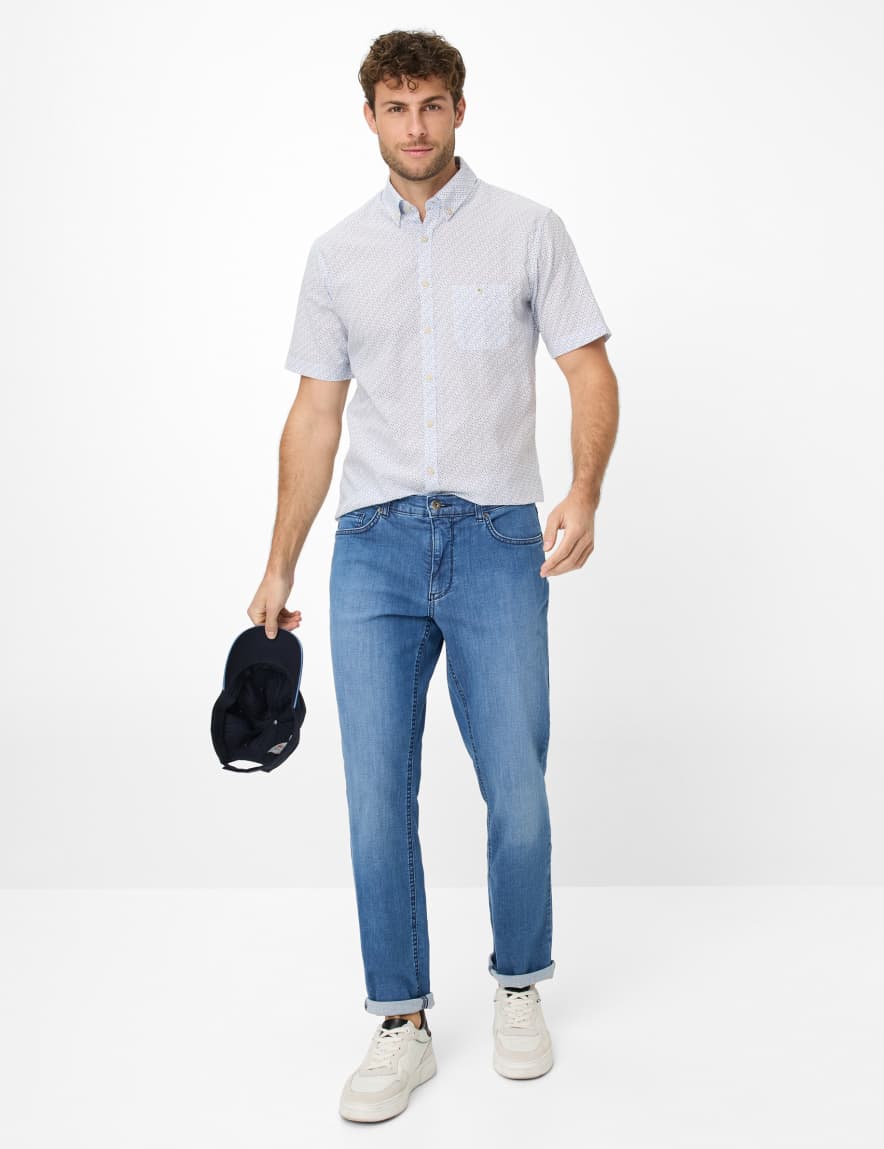 Eurex By Brax Men's Fashion Jeans Style COOPER Denim Blue Regular Fit