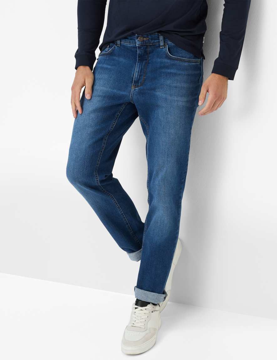 eurex by brax Men's fashion Jeans Style COOPER Denim Blue Regular Fit