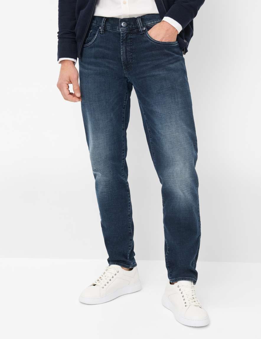 eurex by brax Men's fashion Jeans Style CURT Denim Dark Blue Relaxed Fit
