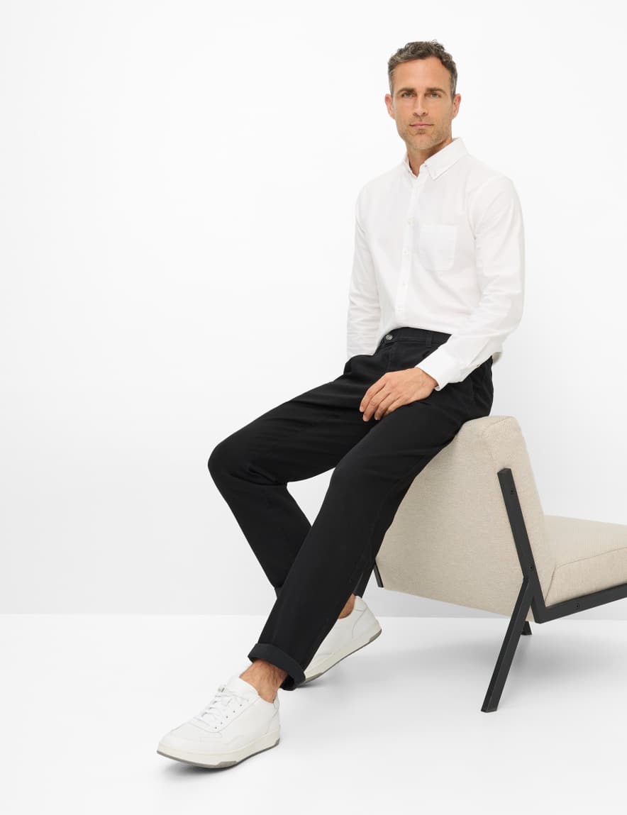 Eurex By Brax Men's Fashion Jeans Style FRED Denim Black Regular Fit