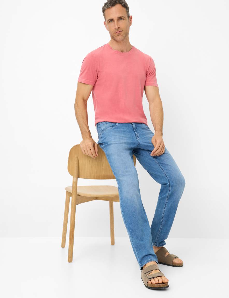 Eurex By Brax Men's Fashion Jeans Style LASSE Denim Blue Regular Fit