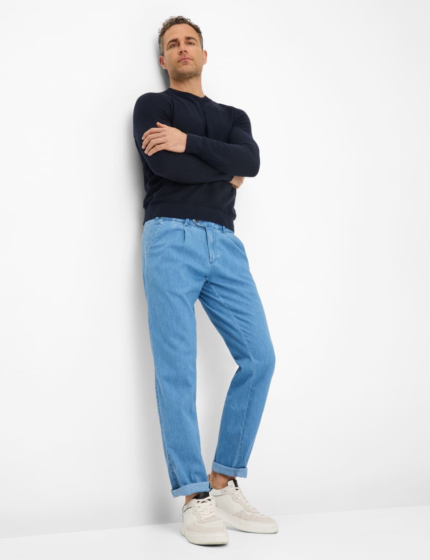 Eurex By Brax Men's Fashion Jeans Style LUIS Denim Blue Regular Fit