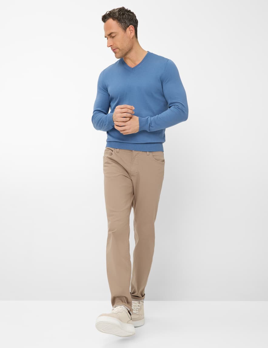 Eurex By Brax Men's Fashion Jeans Style LUKE Brown Regular Fit