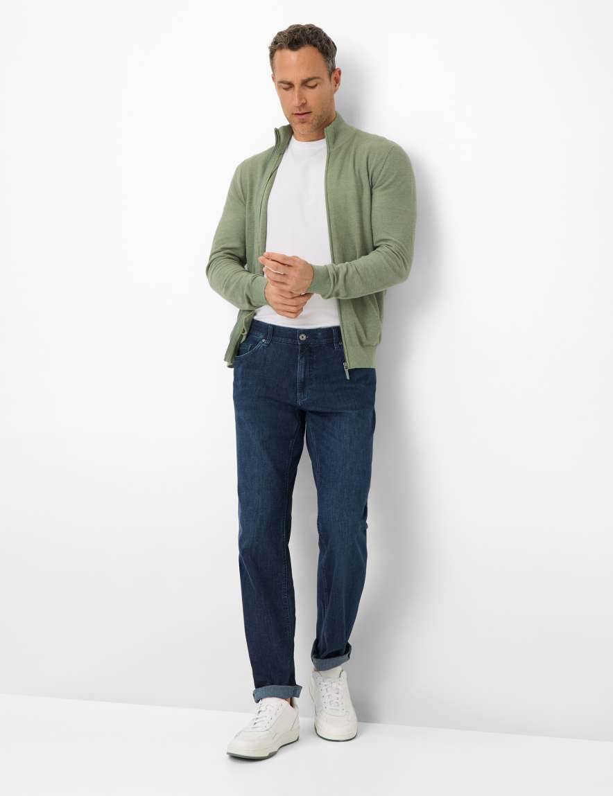 Eurex By Brax Men's Fashion Jeans Style LUKE Denim Dark Blue Regular Fit