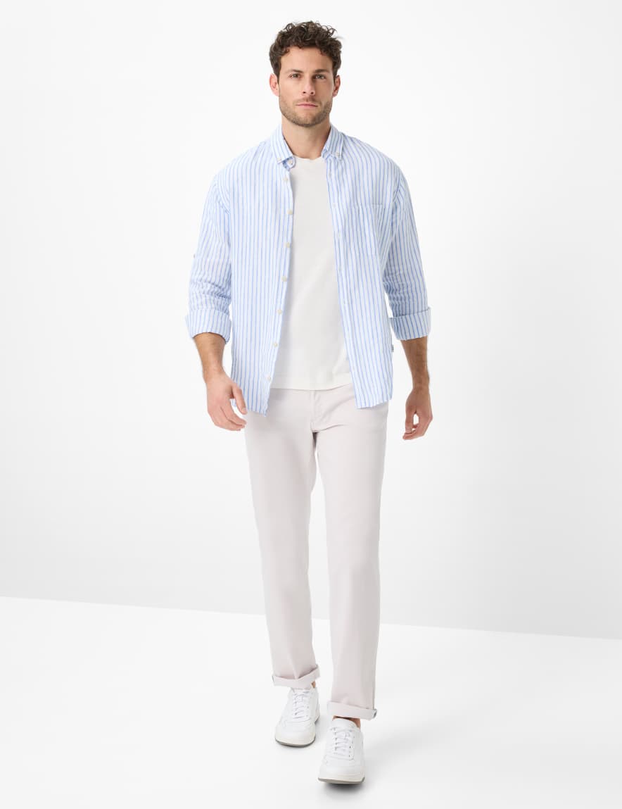 Eurex By Brax Men's Fashion Jeans Style LUKE Light Beige Regular Fit