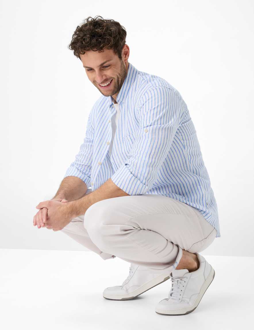 Eurex By Brax Men's Fashion Jeans Style LUKE Light Beige Regular Fit