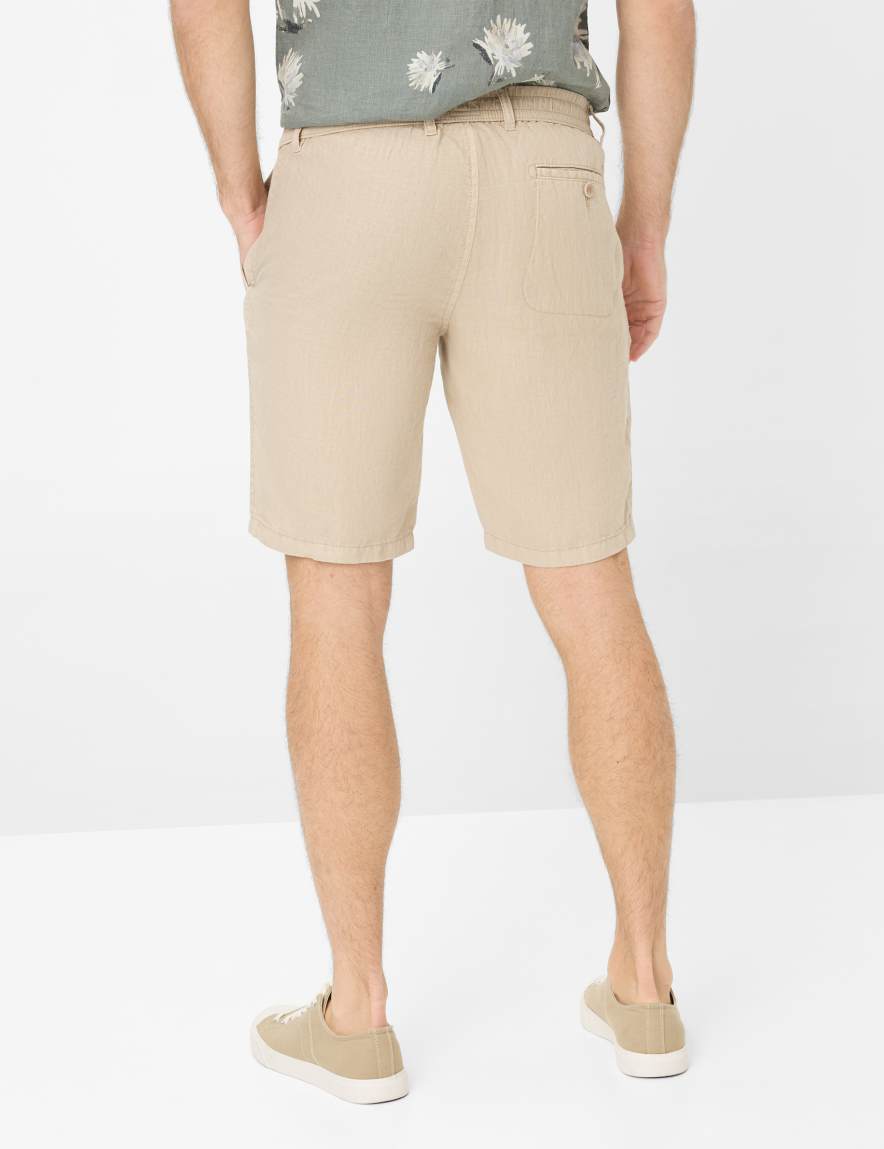 Eurex By Brax Men's Fashion Pants | Bermudas Style BALU Beige Modern Fit
