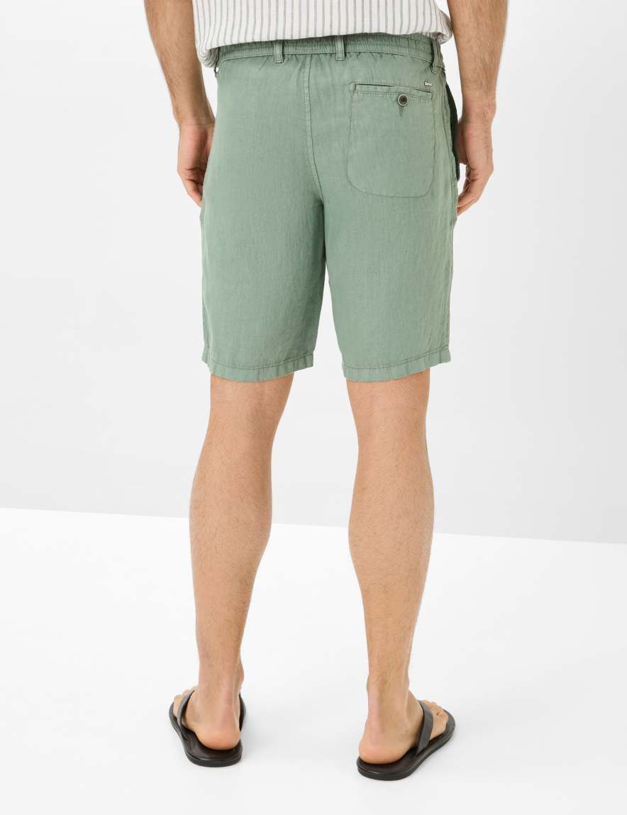 Eurex By Brax Men's Fashion Pants | Bermudas Style BALU Green Modern Fit