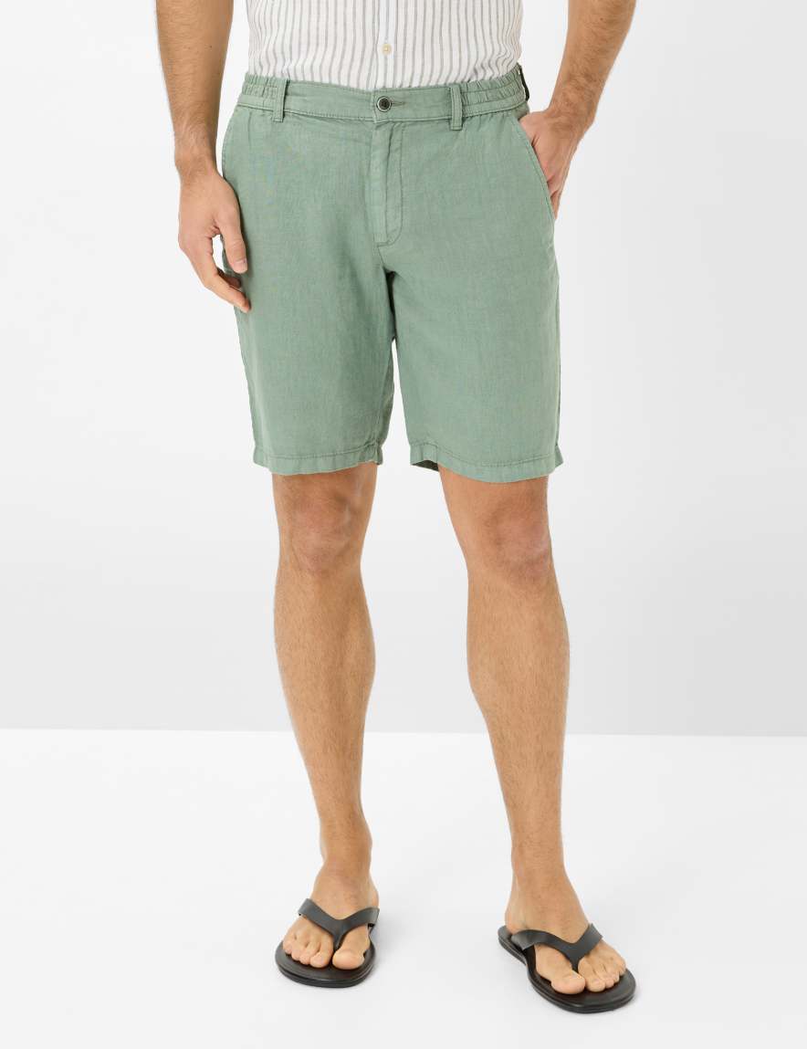 eurex by brax Men's fashion Pants | Bermudas Style BALU Green Modern Fit