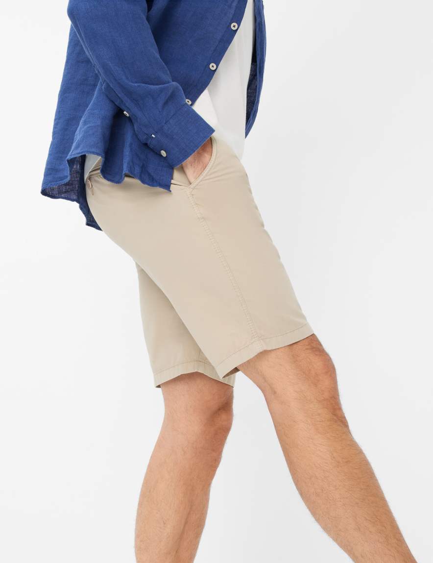 Eurex By Brax Men's Fashion Pants | Bermudas Style BARI Beige Regular Fit