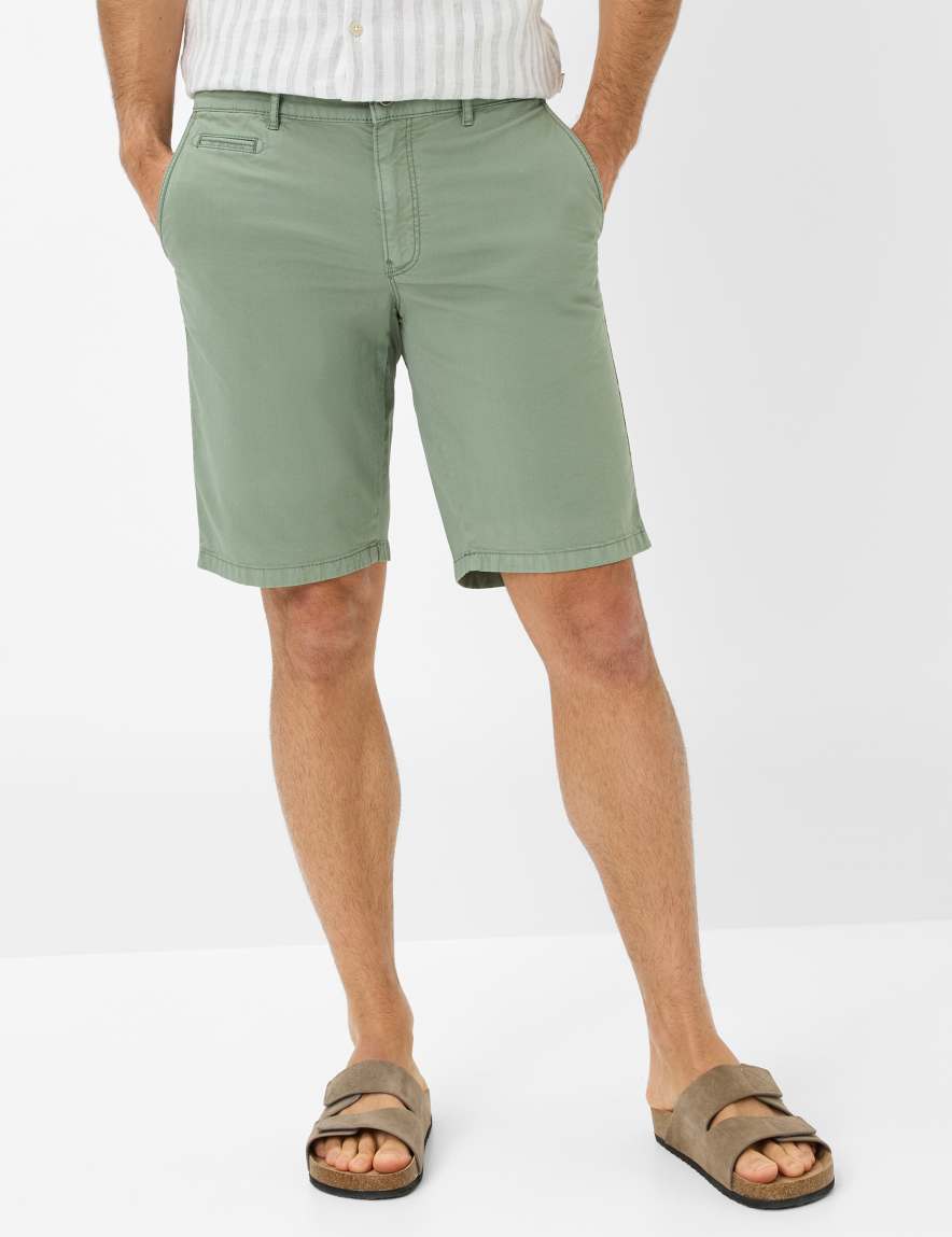 eurex by brax Men's fashion Pants | Bermudas Style BARI Green Regular Fit