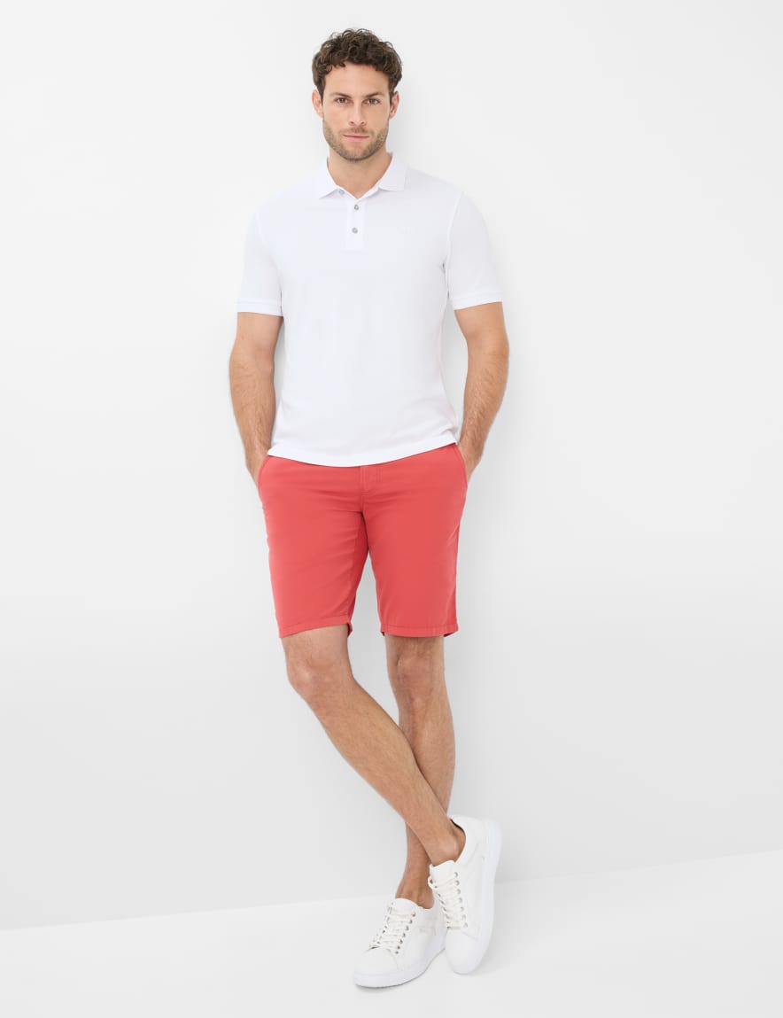 Eurex By Brax Men's Fashion Pants | Bermudas Style BARI Red Regular Fit