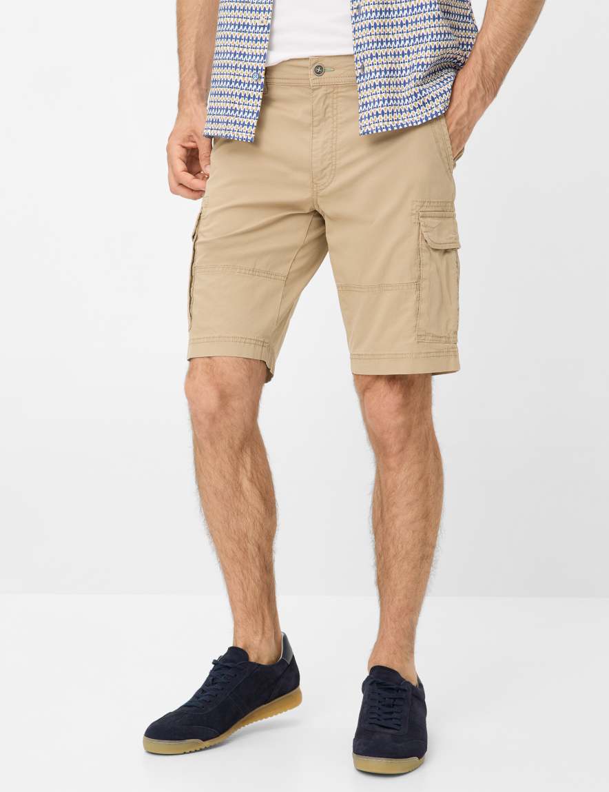 eurex by brax Men's fashion Pants | Bermudas Style BODO Brown Regular Fit