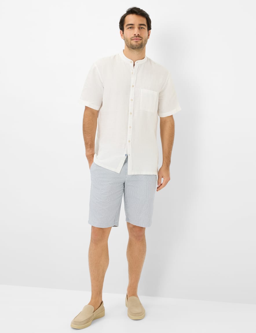 Eurex By Brax Men's Fashion Pants | Bermudas Style BOZEN Blue Regular Fit