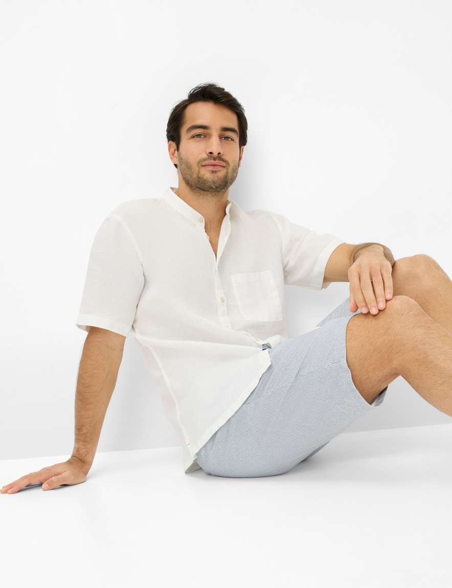 Eurex By Brax Men's Fashion Pants | Bermudas Style BOZEN Blue Regular Fit