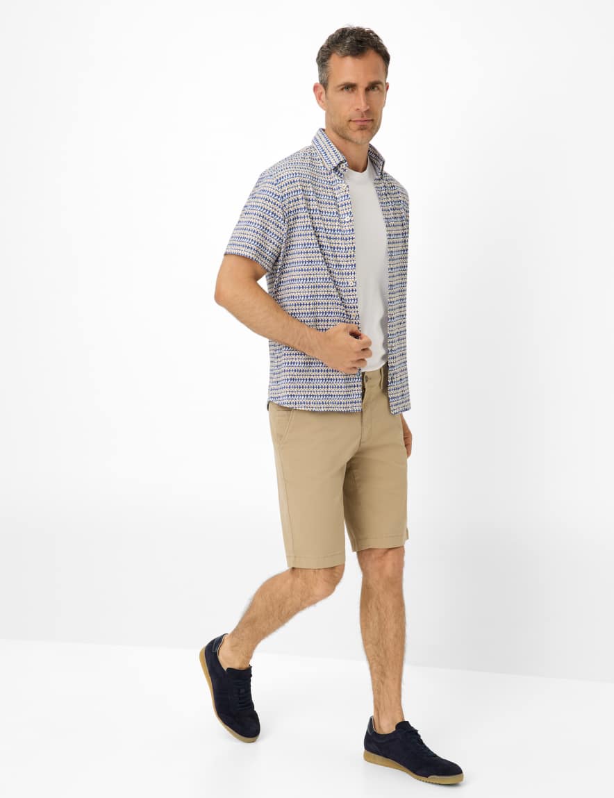 Eurex By Brax Men's Fashion Pants | Bermudas Style BURT Brown Regular Fit