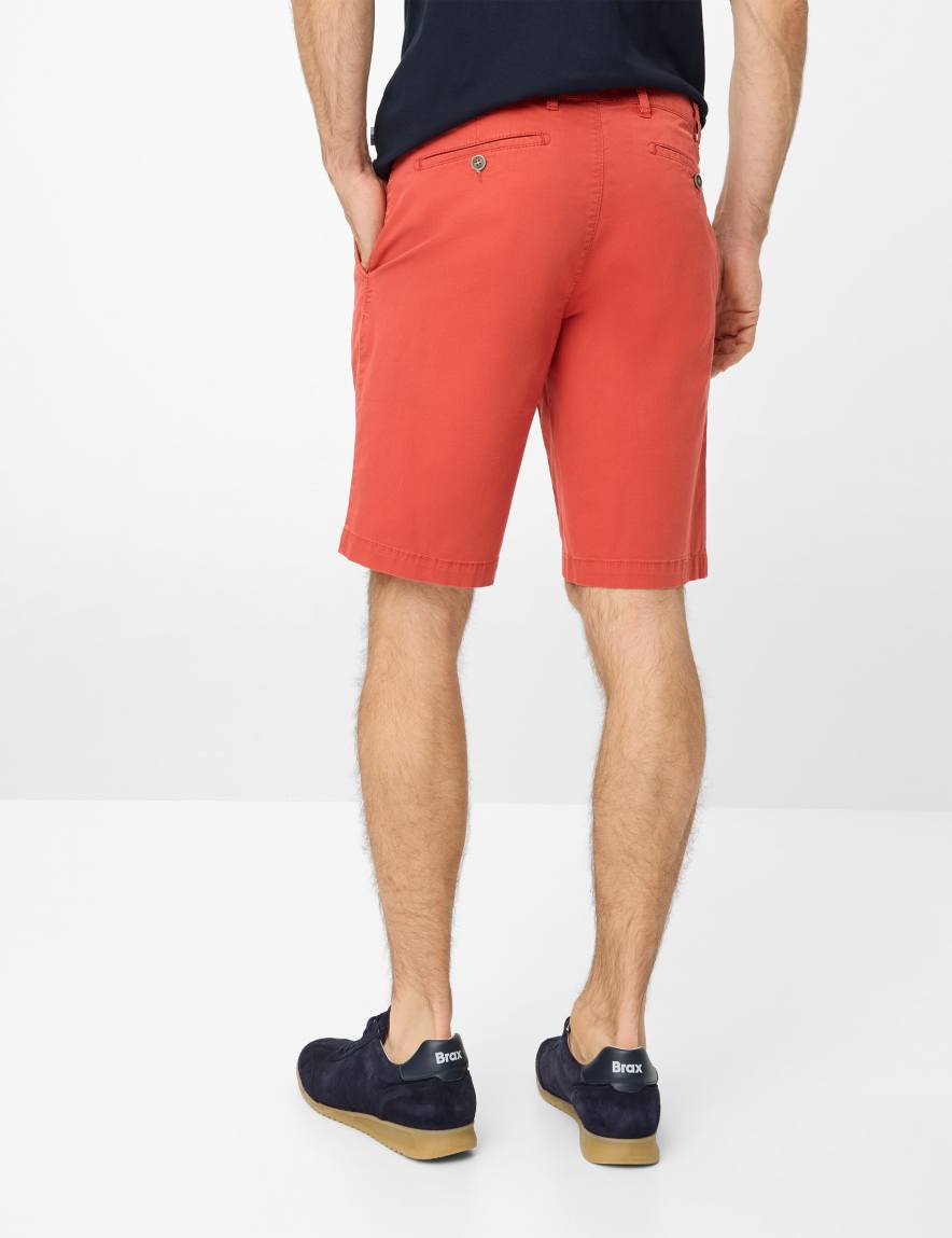 Eurex By Brax Men's Fashion Pants | Bermudas Style BURT Red Regular Fit