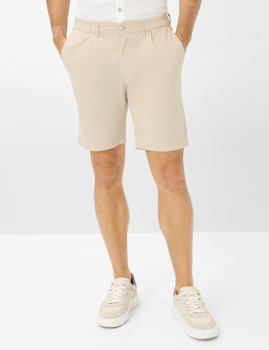 eurex by brax Men's fashion Pants | Bermudas Style TINO Beige Relaxed Fit