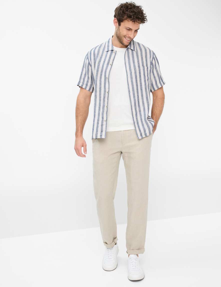 Eurex By Brax Men's Fashion Pants | Chinos Style EVANS Beige Regular Fit