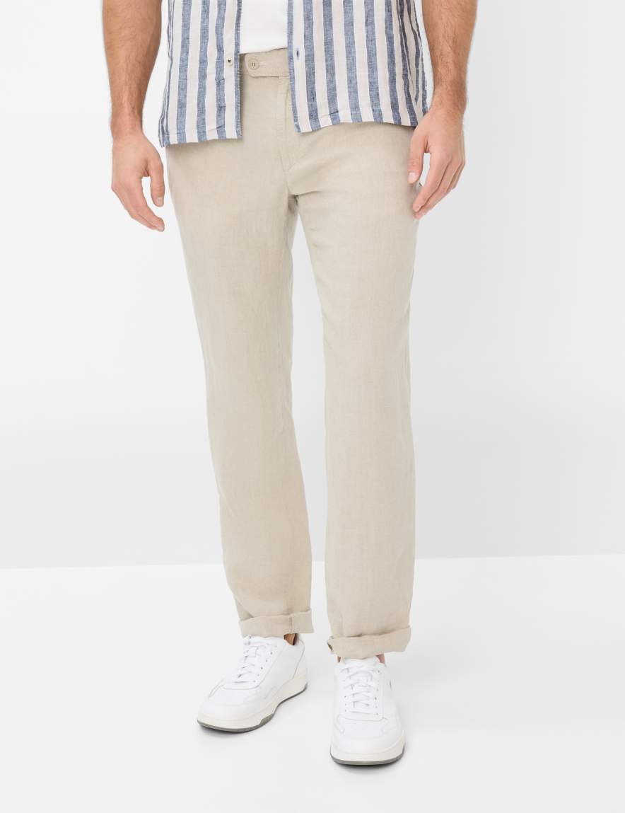 eurex by brax Men's fashion Pants | Chinos Style EVANS Beige Regular Fit