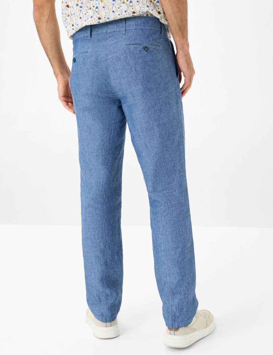 Eurex By Brax Men's Fashion Pants | Chinos Style EVANS Blue Regular Fit