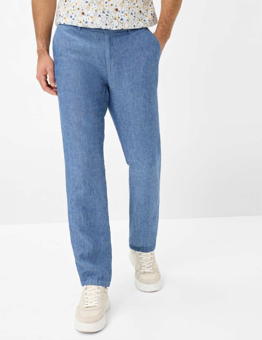 eurex by brax Men's fashion Pants | Chinos Style EVANS Blue Regular Fit