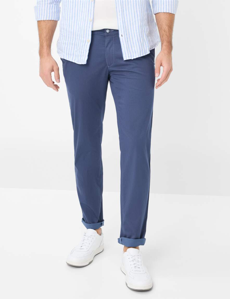 eurex by brax Men's fashion Pants | Chinos Style FABIO Blue Modern Fit