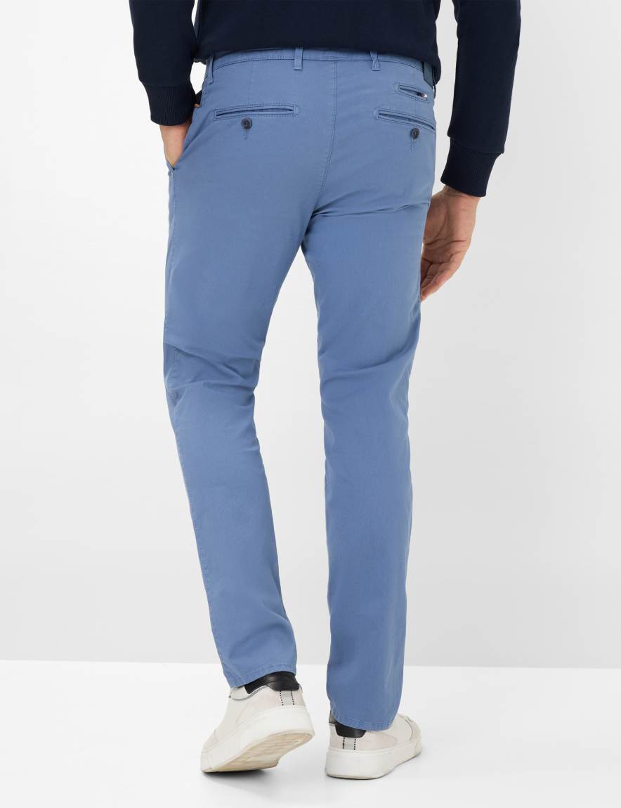 Eurex By Brax Men's Fashion Pants | Chinos Style FABIO IN Blue Modern Fit