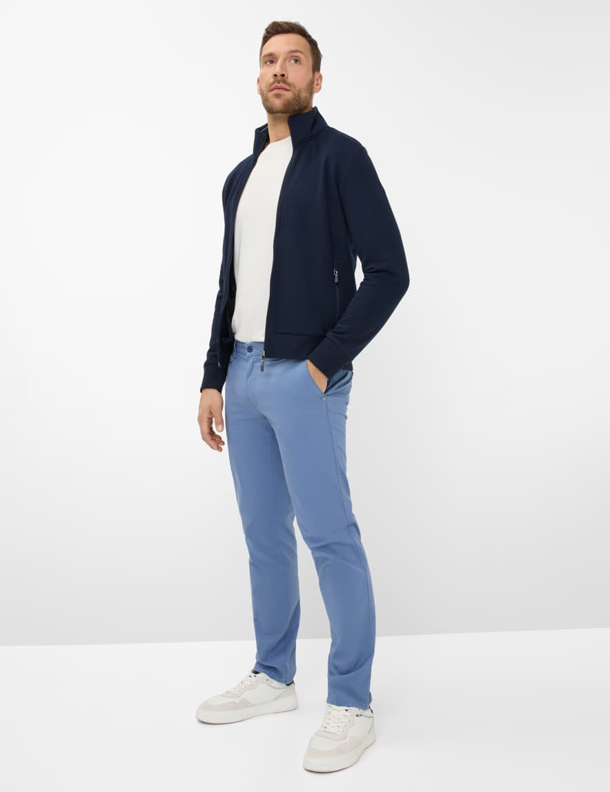 Eurex By Brax Men's Fashion Pants | Chinos Style FABIO IN Blue Modern Fit