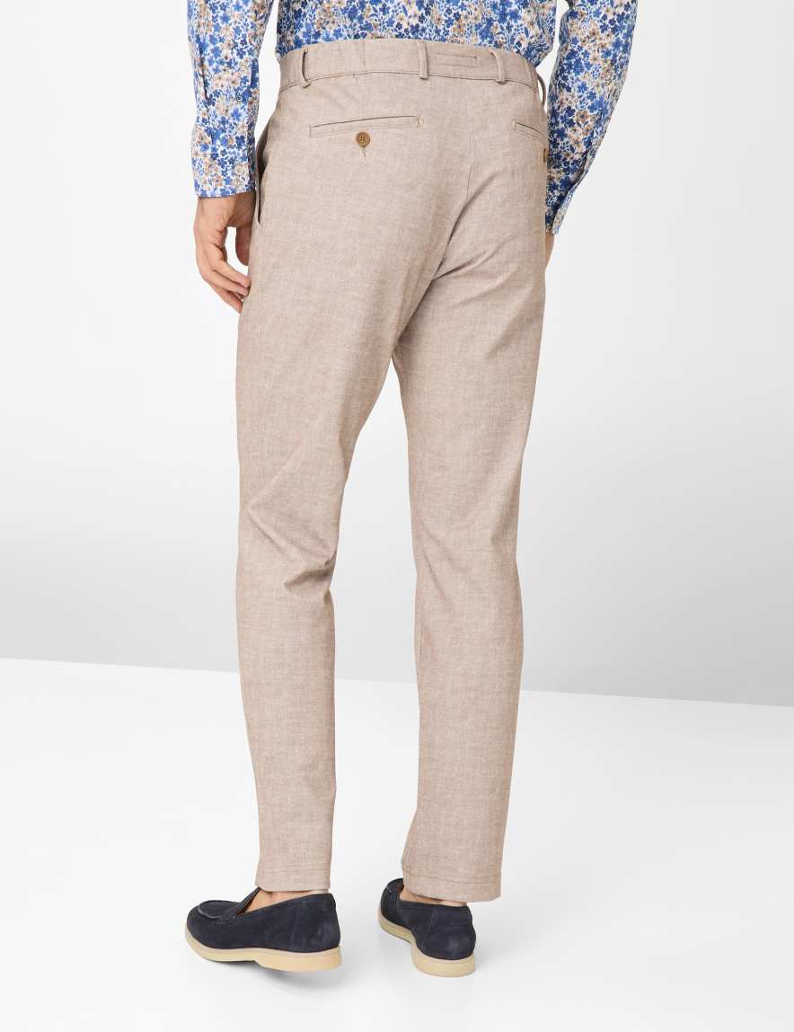 Eurex By Brax Men's Fashion Pants | Chinos Style THILO Beige Regular Fit