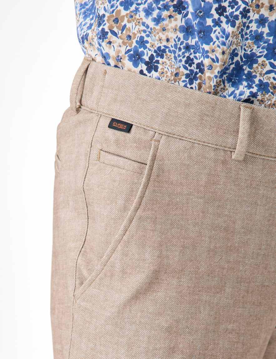 Eurex By Brax Men's Fashion Pants | Chinos Style THILO Beige Regular Fit