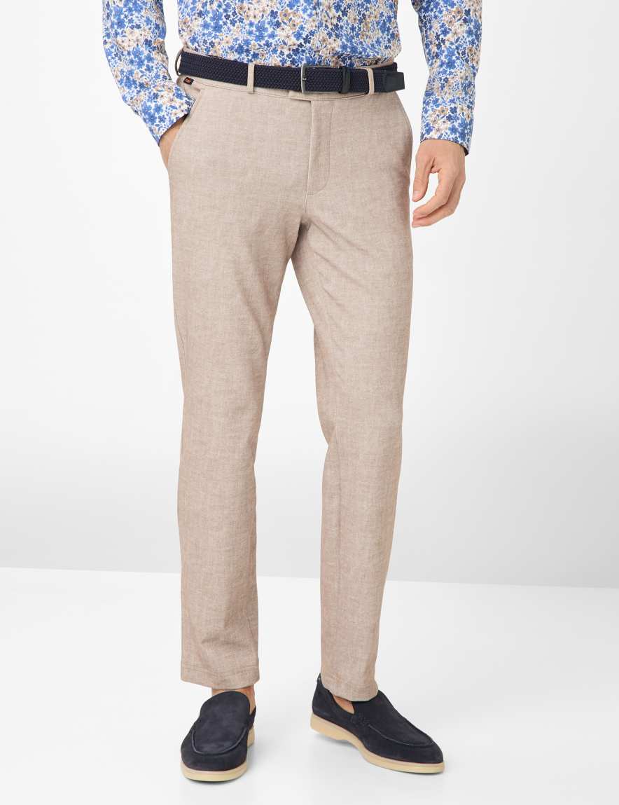 eurex by brax Men's fashion Pants | Chinos Style THILO Beige Regular Fit