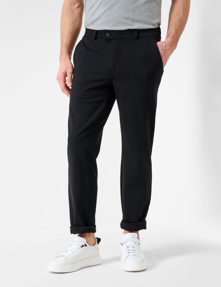 eurex by brax Men's fashion Pants | Chinos Style THILO Black Regular Fit