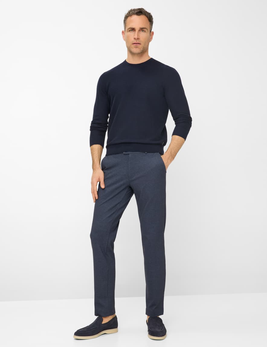 Eurex By Brax Men's Fashion Pants | Chinos Style THILO Blue Regular Fit