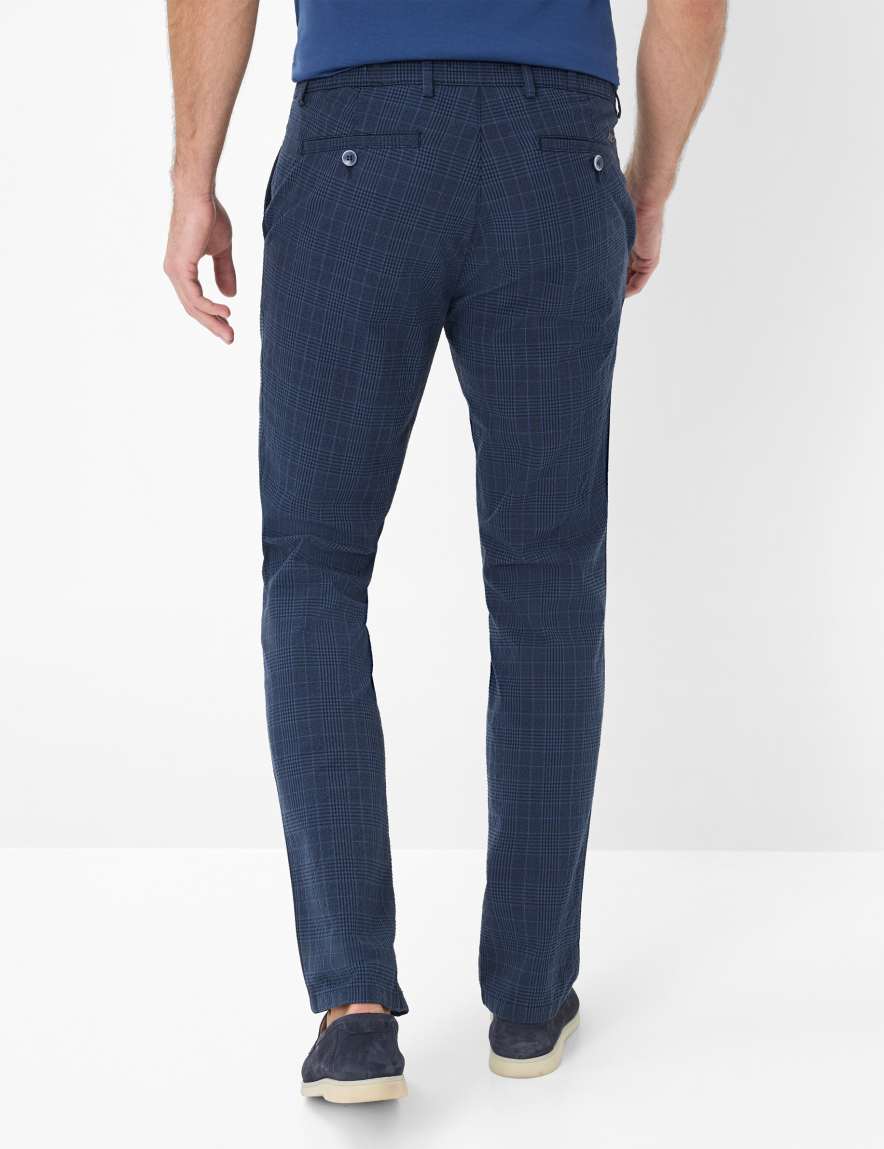 Eurex By Brax Men's Fashion Pants | Chinos Style THILO Blue Regular Fit