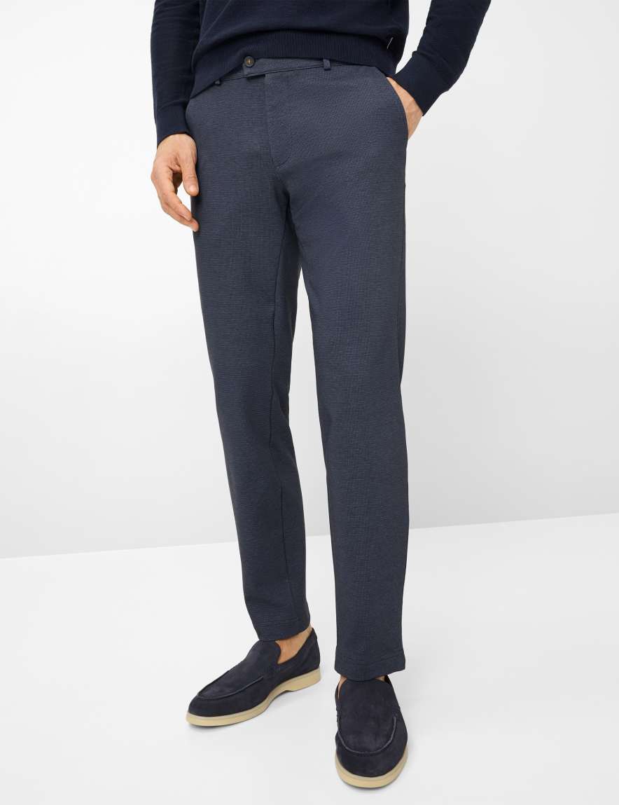 eurex by brax Men's fashion Pants | Chinos Style THILO Blue Regular Fit