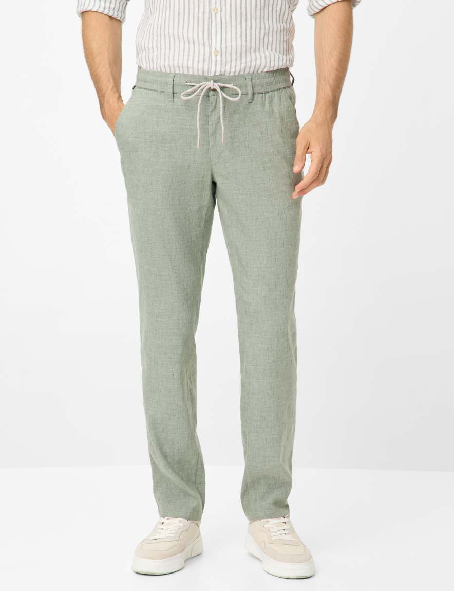 eurex by brax Men's fashion Pants | Chinos Style TILL Green Regular Fit