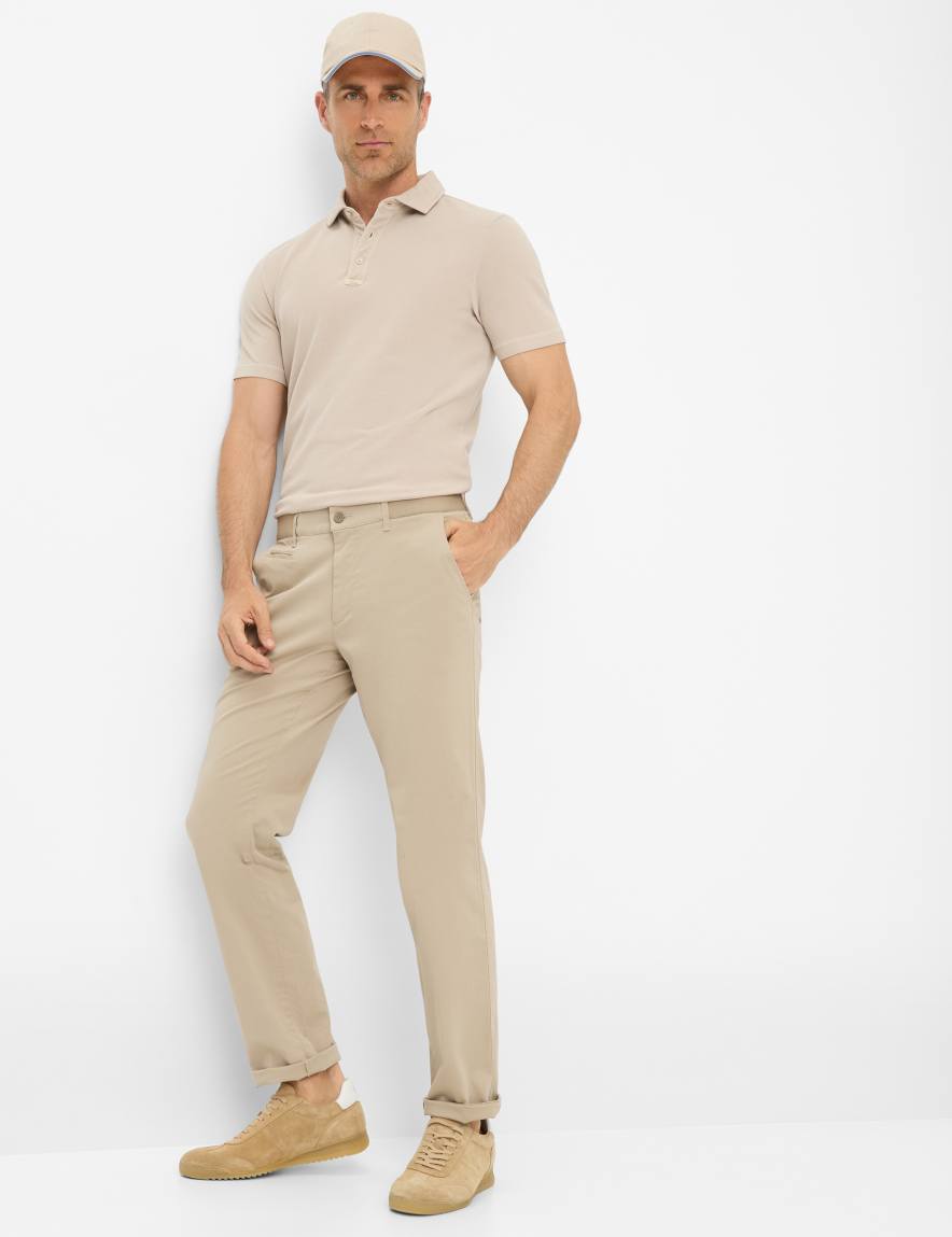 Eurex By Brax Men's Fashion Pants | Chinos Style TORGE Beige Regular Fit