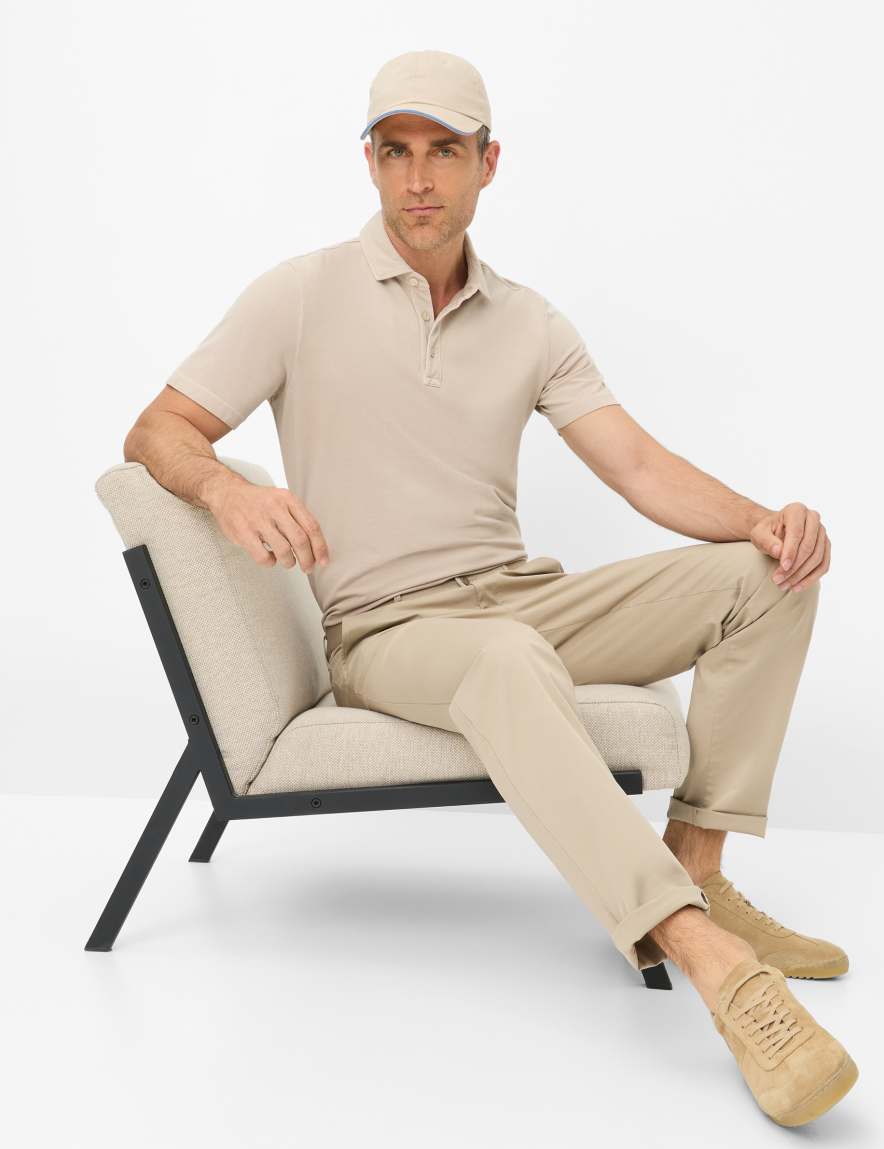 Eurex By Brax Men's Fashion Pants | Chinos Style TORGE Beige Regular Fit