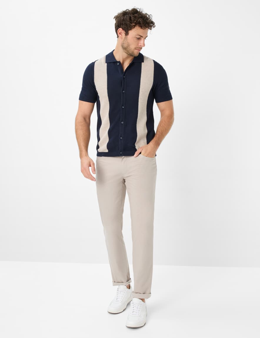 Eurex By Brax Men's Fashion Pants Style CADIZ Beige Straight Fit